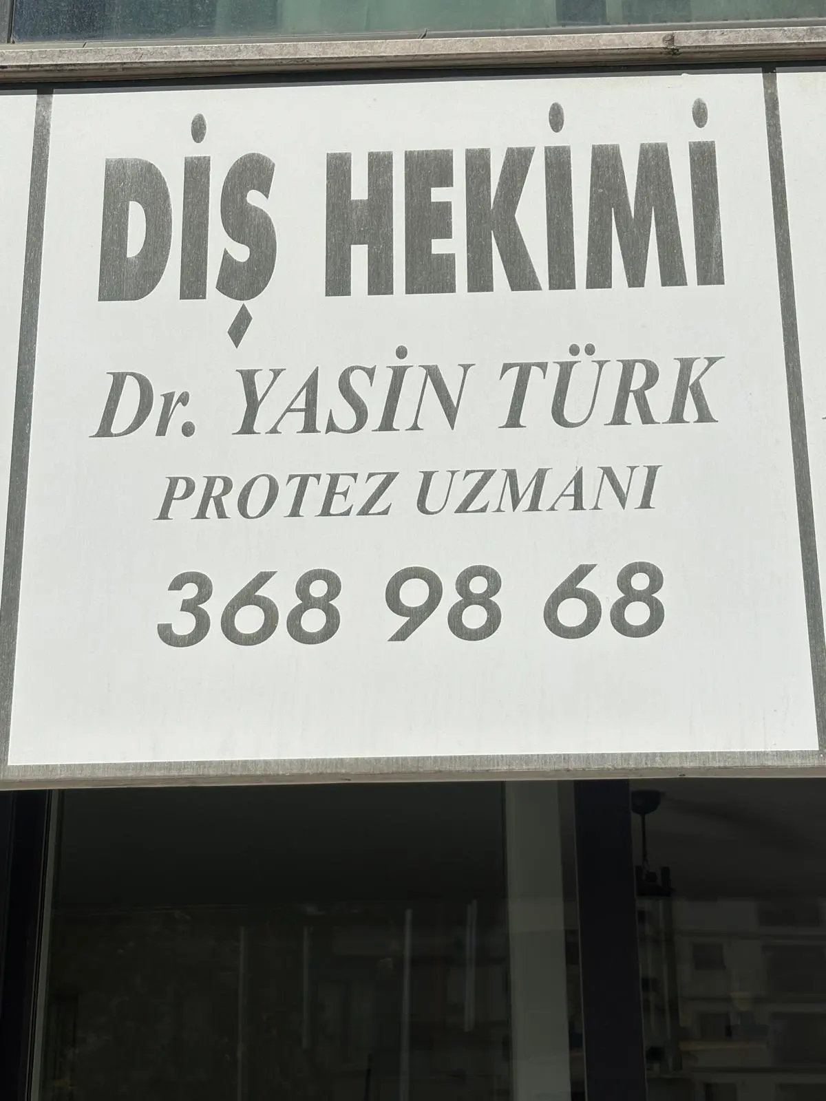 Uzm. Dt. Yasin Türk Muayenehanesi