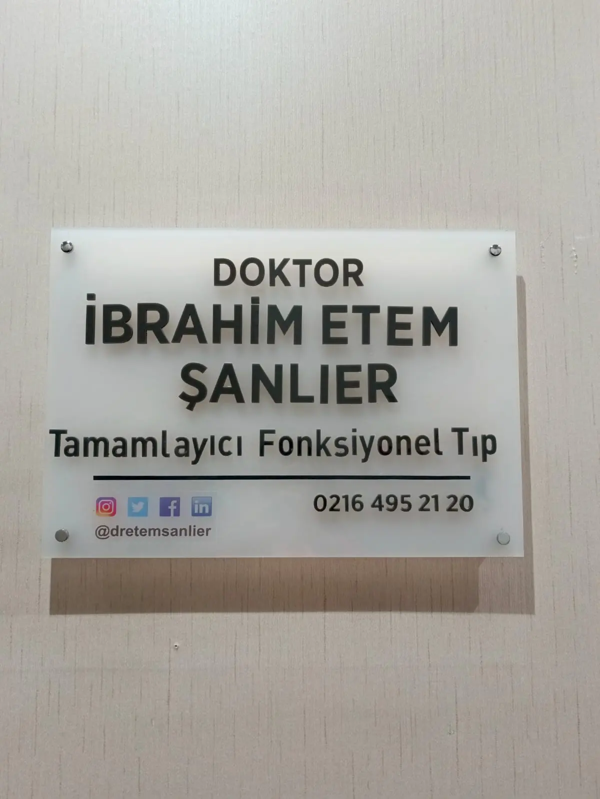 Akupunktur & Dr. İbrahim Etem Şanlıer