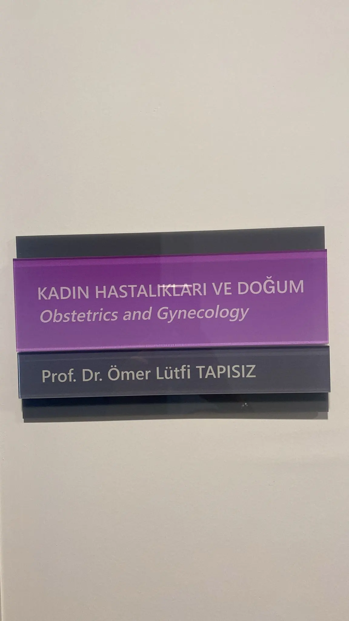 Prof. Dr. Ömer Lütfi Tapısız Muayenehanesi