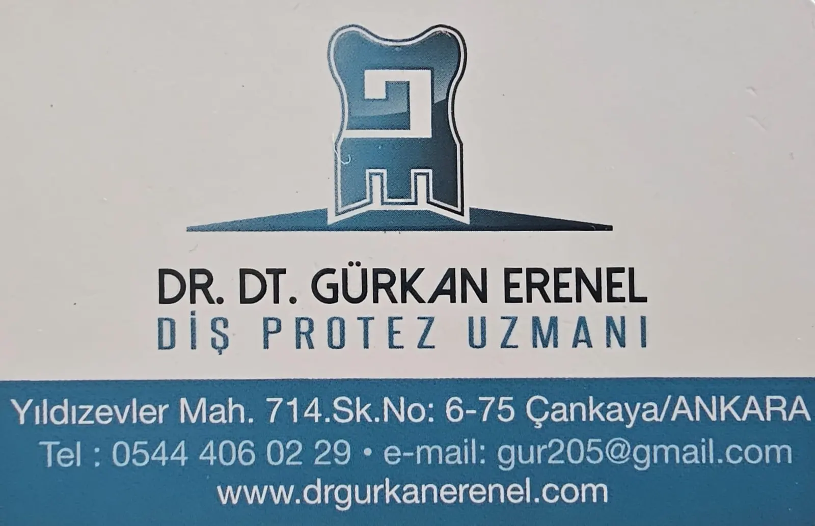 Dr. Dt. Gürkan Erenel Diş Kliniği logo