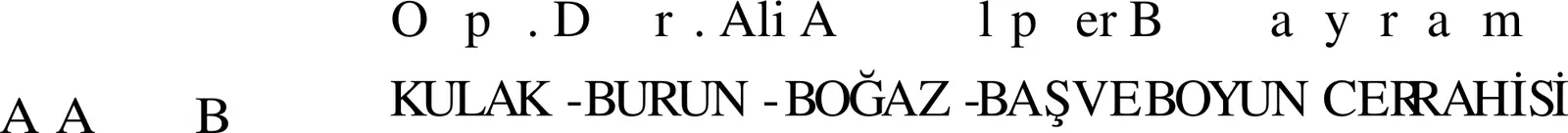 Dr Ali Alper Bayram logo