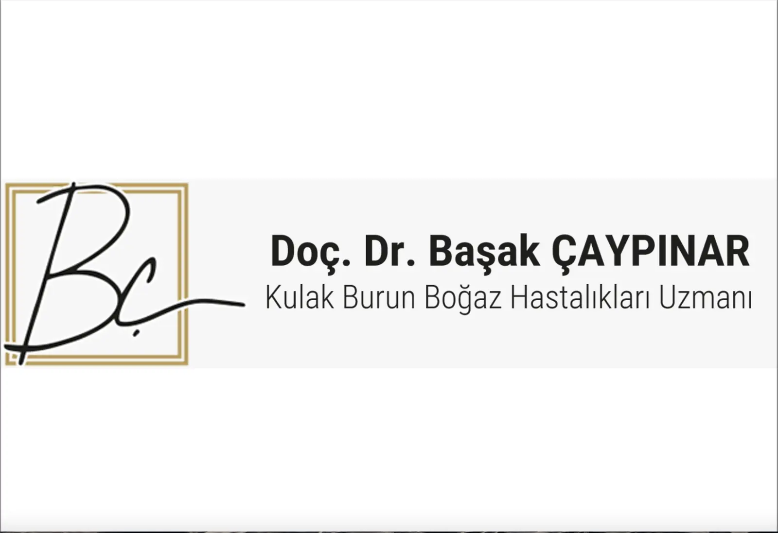Uzm. Dr. Başak Çaypınar Eser Muayenehanesi logo