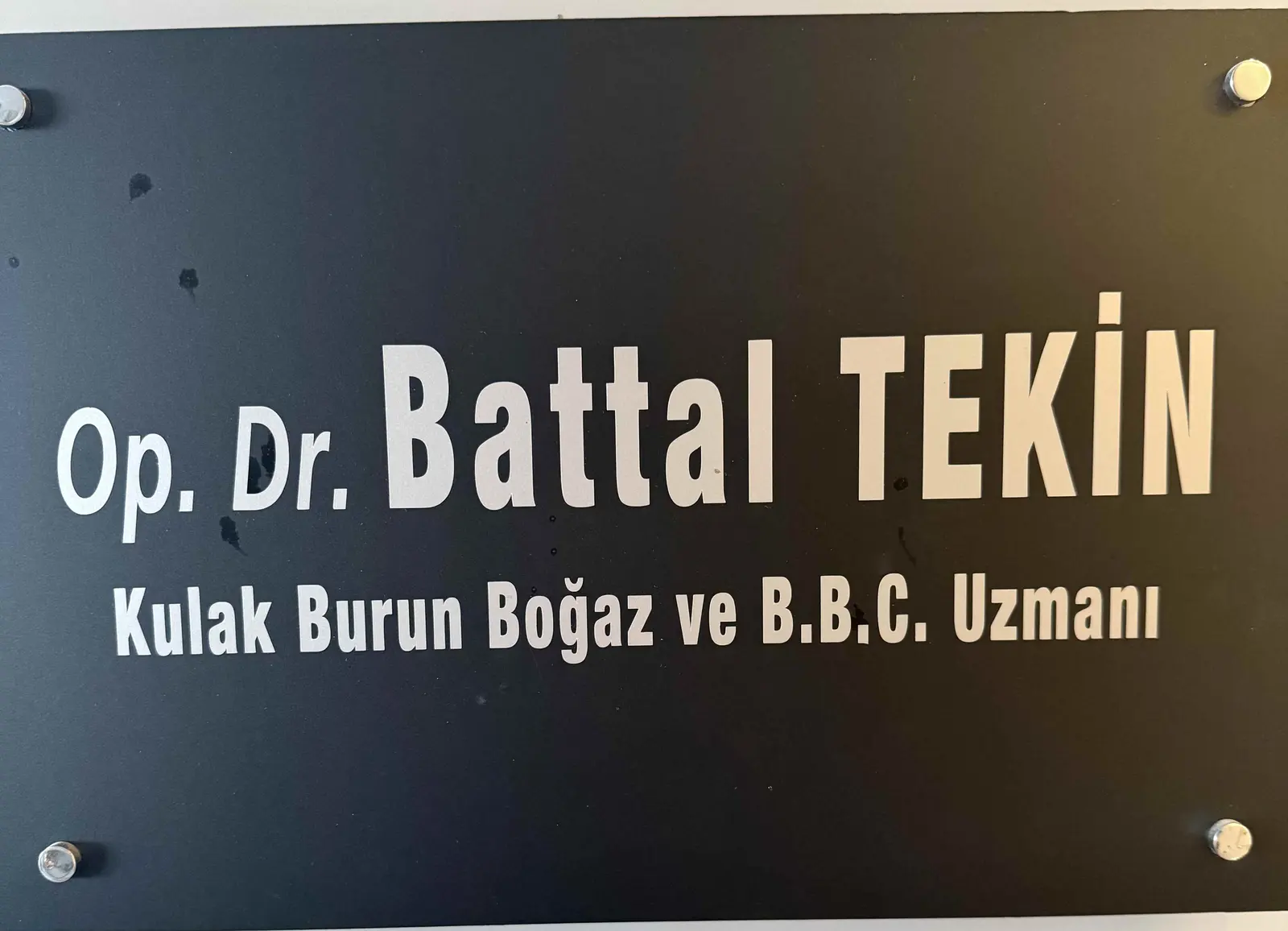 Op. Dr. Battal Tekin Muayenehanesi logo