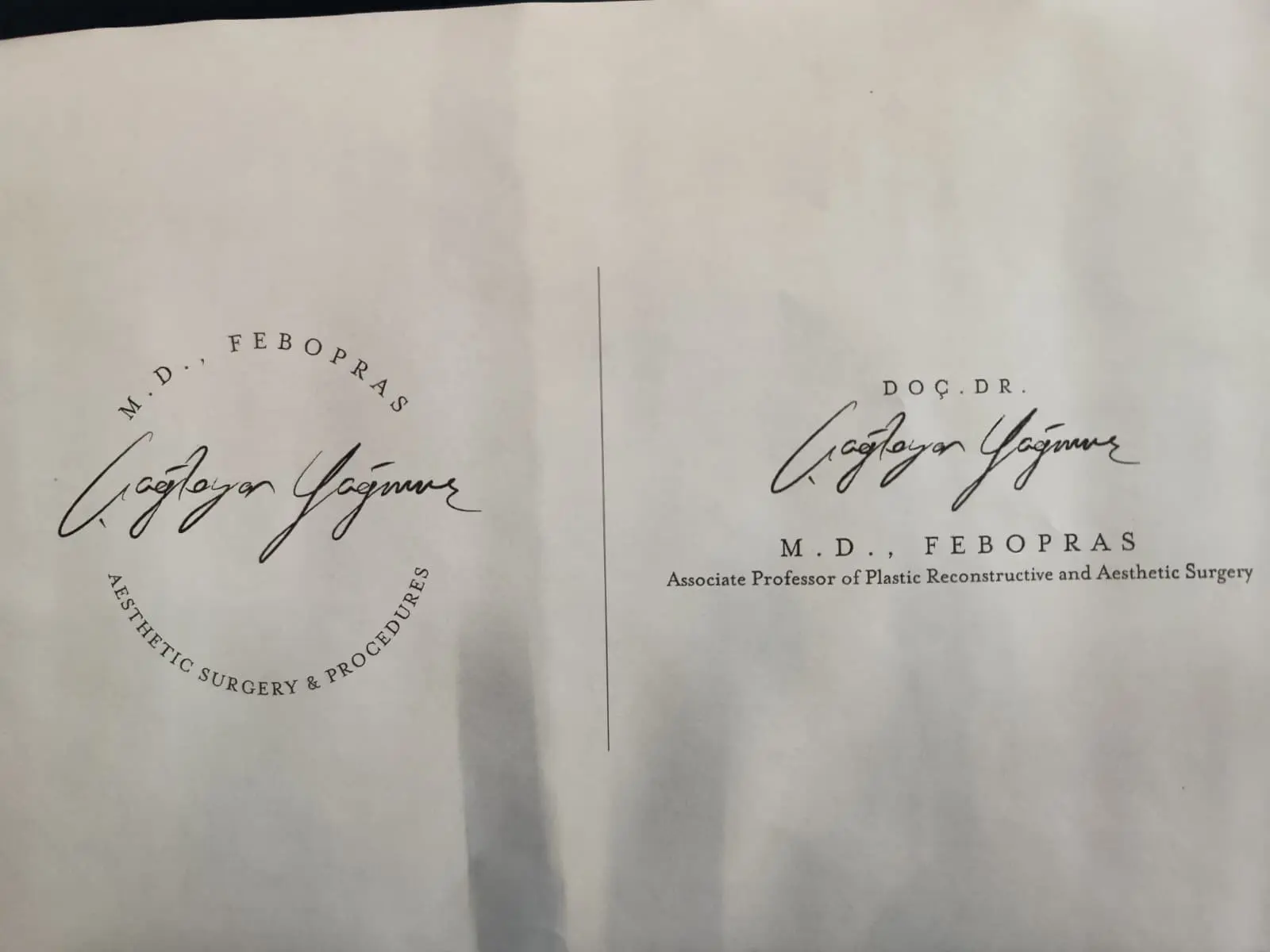 Doç. Dr. Çağlayan Yağmur Muayenehanesi logo