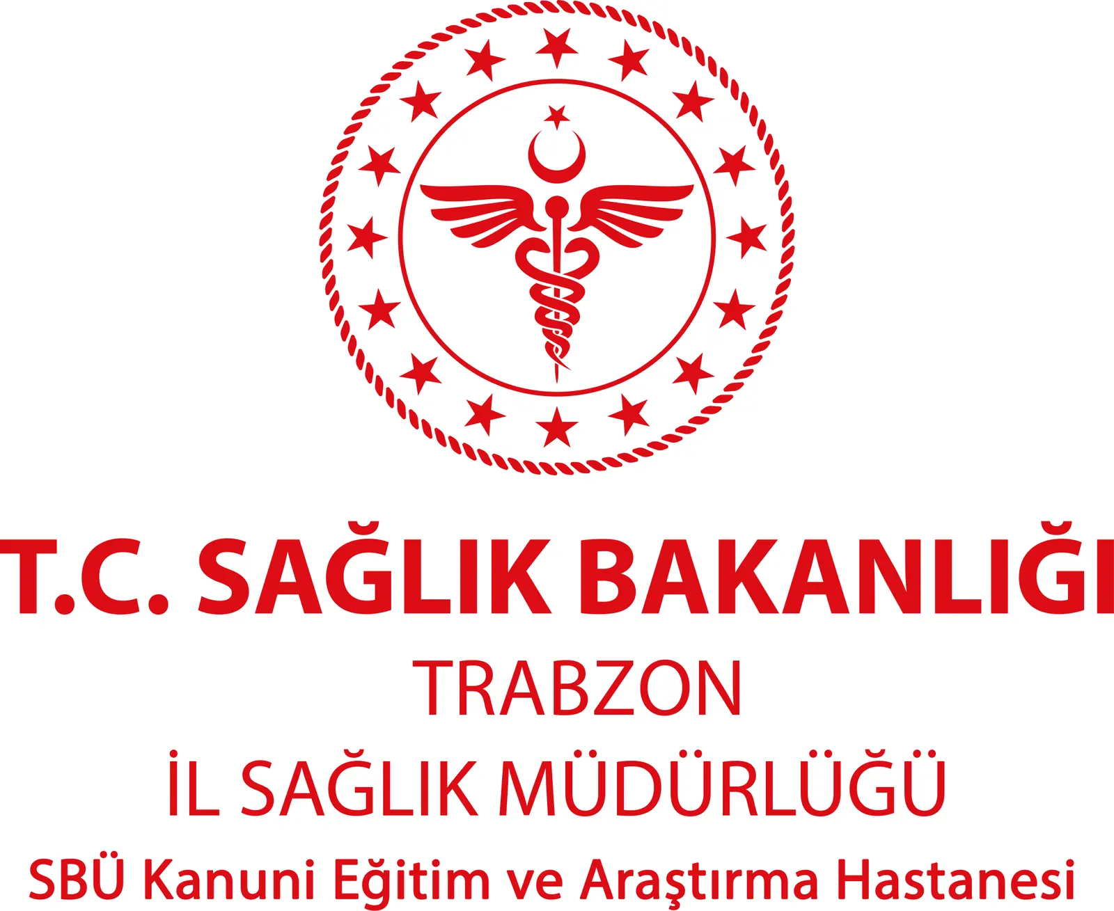 T.C. Sağlık Bakanlığı SBÜ Trabzon Kanuni Eğitim Araştırma Hastanesi logo