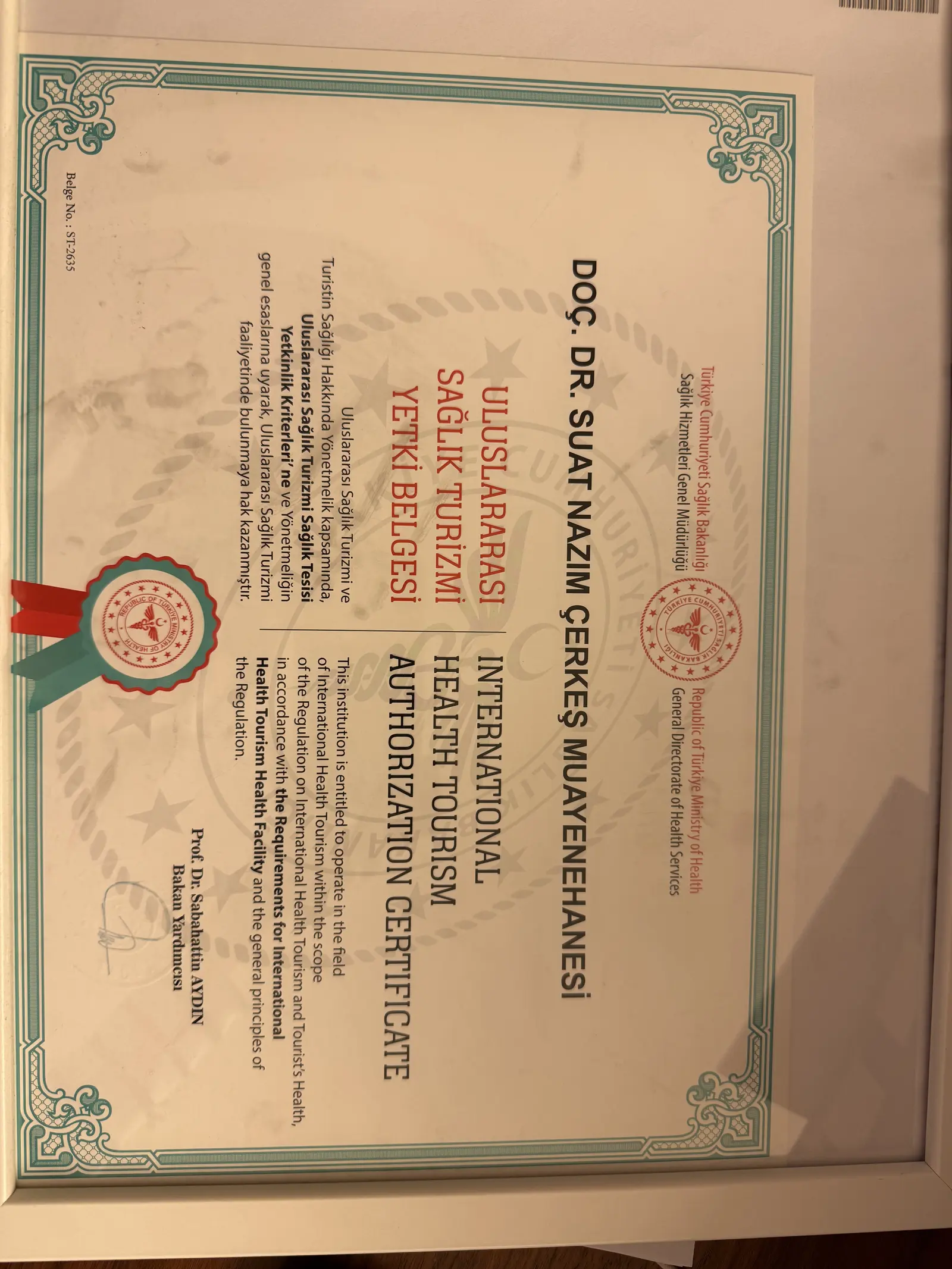 Prof. Dr. Nazım Çerkeş