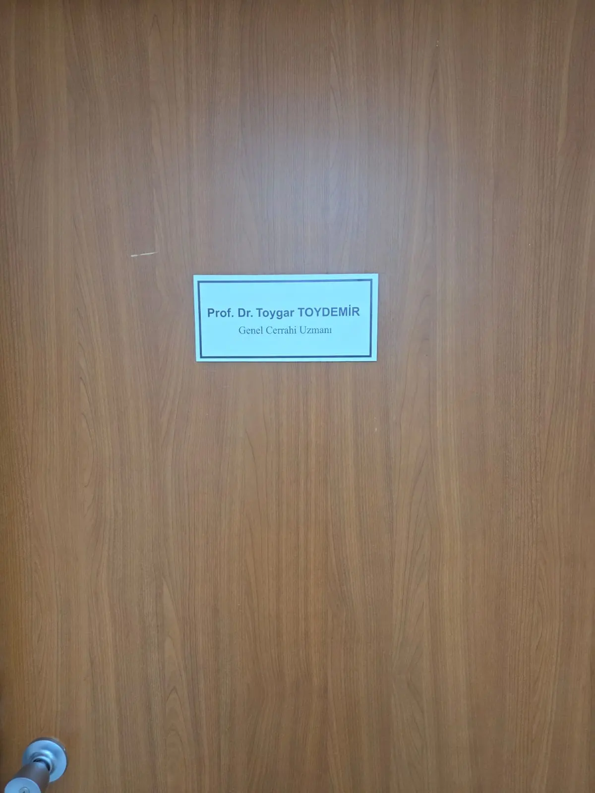 Prof. Dr. Toygar Toydemir